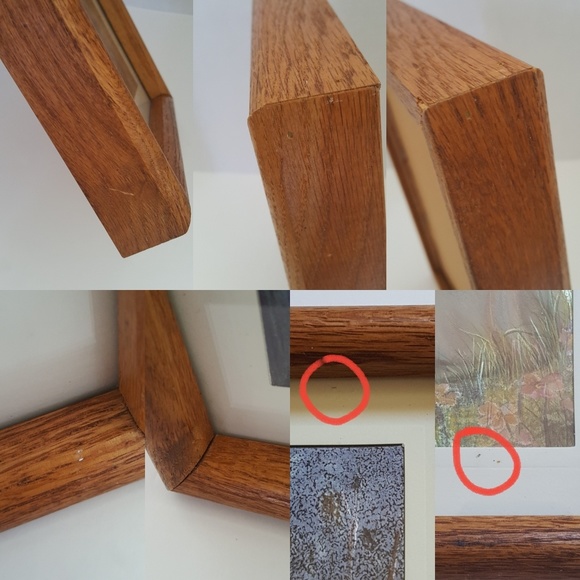 VTG RARE Foiled Print Fairy Angels Care Boho Frame - Picture 8 of 8